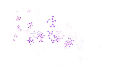 Light Pink, Blue vector background with forms of artificial intelligence.