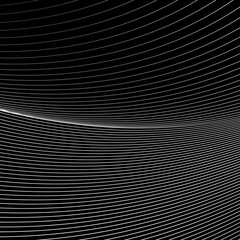 steel silver lines on a black background. metallic pattern. design modern luxury futuristic background vector illustration.