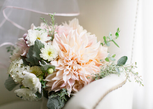 Dahlia Wedding Bouquet
