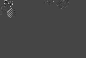 Light Gray vector pattern with spheres.