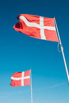 Dannebrog - the Danish national flag.