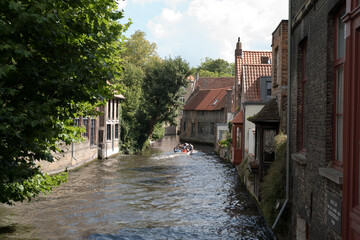 Fototapeta na wymiar Bruges canal, Belgium