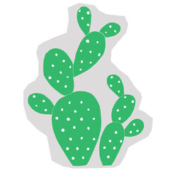 cactus graphic illustration web icon