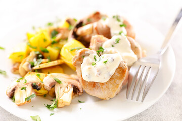 filet mignon with mushroom sauce