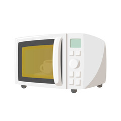 Fototapeta premium 電子レンジ（あたため中）