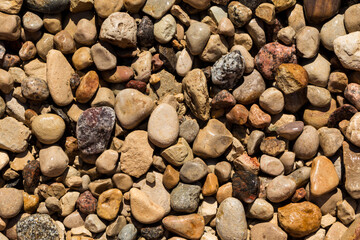 Wet Stone Pebbles Texture Or Stone Pebbles Background For Design