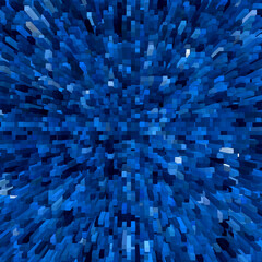blue Pixel art of vibrant different colors 3d rendering background illustration