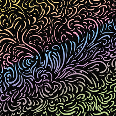 abstract pattern with colourful lines 