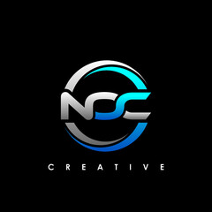 NOC Letter Initial Logo Design Template Vector Illustration © makrufi