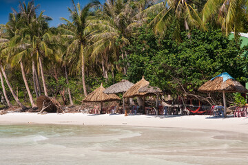 Tropical beach on the island of Phu Quoc, Vietnam, Asia