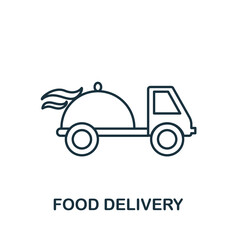 Food Delivery icon. Simple element from delivery collection. Creative Food Delivery icon for web design, templates, infographics and more