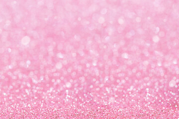 Pink holiday bright defocused glitter background