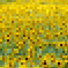 sunflower sunflower Blurry pixels Colorful background illustration
