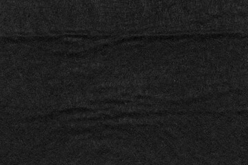 Black fibers of microfiber cloth background.