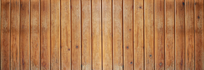 Panorama Vintage wooden boards of plank background.