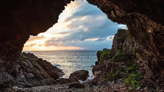suset timelapse okinawa ishigaki island