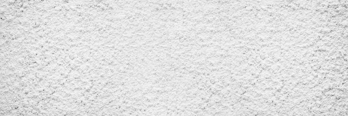 Panorama Surface of white cement of texture wall background.