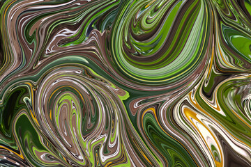 Fototapeta na wymiar Liquid marble abstract texture background,Fluid art painting backdrop.