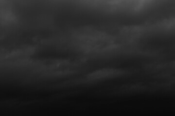 Sky in the dark and rain cloud.