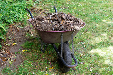 Compost is ready to be spread