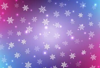 Dark Pink, Blue vector layout in New Year style.