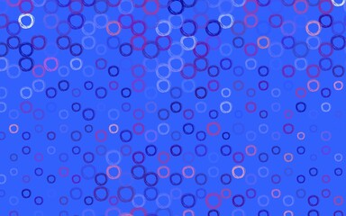 Light Blue, Red vector layout with circle shapes.