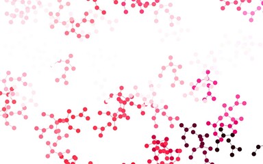 Light Pink, Red vector backdrop with artificial intelligence data.
