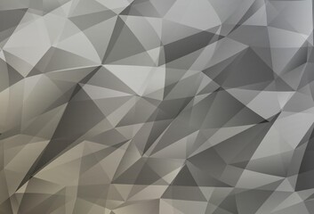 Light Gray vector polygonal pattern.