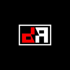 da initial electric logo design vector icon symbol