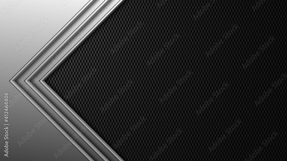 Aufkleber abstract background of graphic elements in gray color - modern transition to free space in carbon fo
