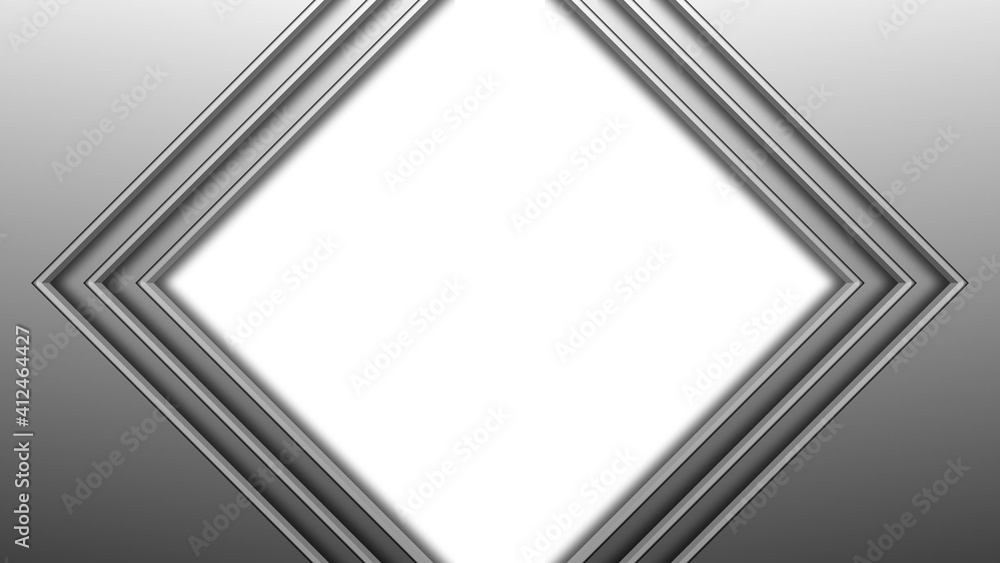 Poster abstract background of graphic elements in gray color - modern transition to white free space for yo