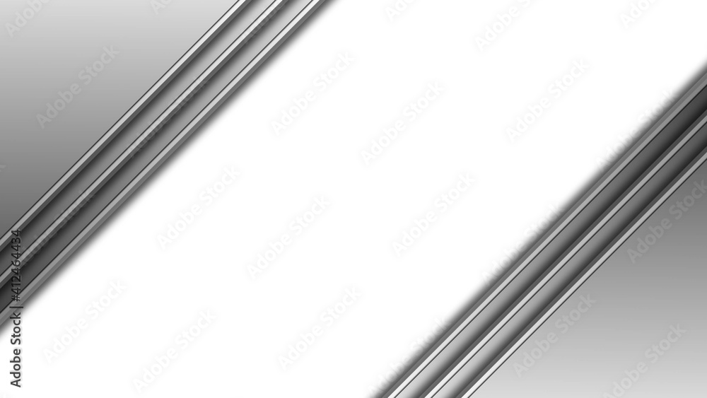 Poster abstract background of graphic elements in gray color - modern transition to white free space for yo