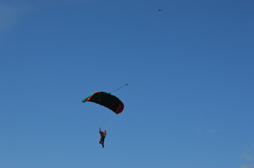 paraglider in the sky