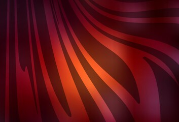 Dark Red vector glossy abstract background.