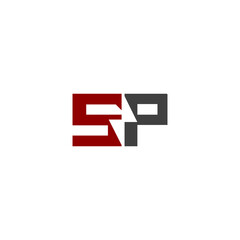 sp electric logo design vector icon