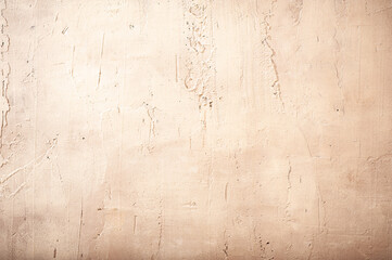 The texture wall is beige. Artistic plaster. Sand color.