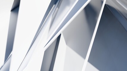 Obraz premium Abstract gray background geometric pattern of design 3d render