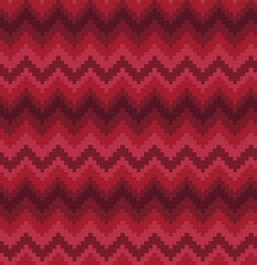 Red Christmas Fair Isle Seamless Pattern Background