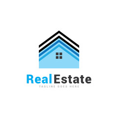 Home real estate logo icon vector.