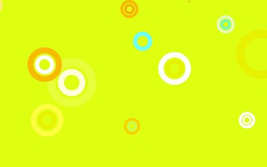 Light Multicolor vector background with spots.