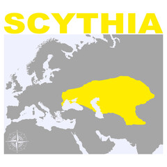 vector map of the Scythia for your project