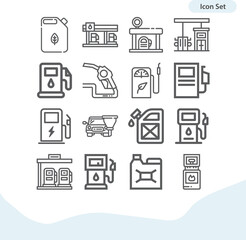 Simple set of take up related lineal icons.