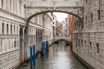 The Bridge of Sighs, city of Venice, Italy, Europe
