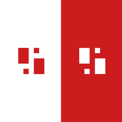 Fototapeta premium Number 96 logo. modern style.