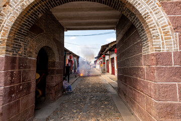 Zhuji Ancient Alley, Shaoguan, Guangdong, China,