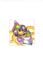 Image of inhabitants of space and other planets.Fictional characters, fantastic people,fairy animals and objects that come to life