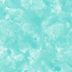 Modern contemporary acrylic background. Aqua texture made with a palette knife. Abstract painting on paper. Mess on the canvas.