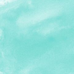 Modern contemporary acrylic background. Aqua texture made with a palette knife. Abstract painting on paper. Mess on the canvas.