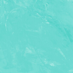 Modern contemporary acrylic background. Aqua texture made with a palette knife. Abstract painting on paper. Mess on the canvas.