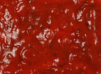 Pastasauce Napoli, pasta sauce background and texture, top view